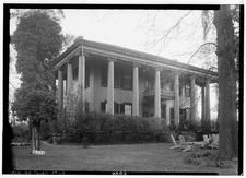 Photo:Tuscaloosa Alabama Dearing House 1830s Mansion Brick Columns HABS picture