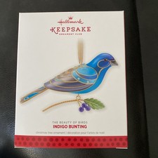 2013 Hallmark Beauty of Birds Indigo Bunting  picture