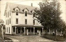 Star Lake New York NY Lake View House c1910s Real Photo Vintage Postcard bhn picture