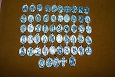 Vintage Catholic Religious Medals, 55 Medals WOW Ultimate Collection Lot of 55 picture