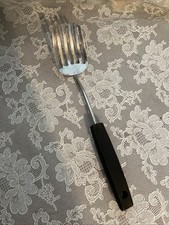 Vintage FOLEY Stainless Pastry Fork Blender Whisk Whips Blends - Black Handle  picture