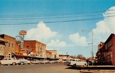 Goldendale WA 1960's Street Scene Refrigerator / Tool Box Magnet picture