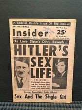 1965 FEB The National Insider Newspaper (Double) HITLER, Eva Braun Diary (VRN10H picture