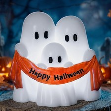 GenSwin Halloween Flameless Candles Battery Operated with D5