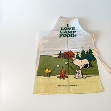 Vintage 1970's Schulz Snoopy Peanuts Apron -  picture