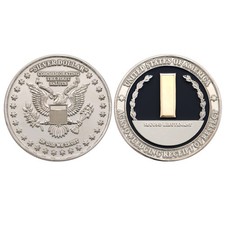 US Army - USAF - USMC  Second Lieutenant First Salute Challenge Coin CC-1949 picture