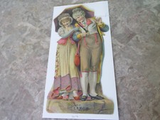EARLY LARGE VICTORIAN DIE CUT FROM C.R. MABLEY EARLY CHAIN DEPT. STORE picture