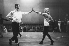 Dance rehearsals West Side Story' a musical directed by Jerome Rob- Old Photo picture