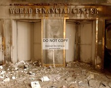 WORLD FINANCIAL CTR ENTRANCE POST 9/11 SEPTEMBER 11 ATTACKS 8X10 PHOTO (ZZ-760) picture