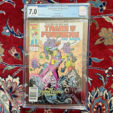 Transformers: The Movie #2 CGC 7.0 (1987) Marvel Comics Newsstand Edition Hot picture