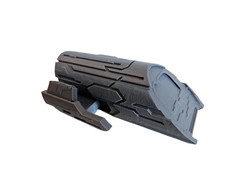 Stargate Atlantis Puddle Jumper 6in Grey 3D Printed Ship Display Model picture