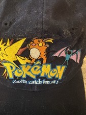 POKEMON Original Vintage 1999 Gotta Catch 'em All Child’s Baseball Cap Hat HTF picture