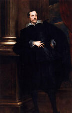 Excellent Oil painting Anthony van Dyck - Portrait of Marcello Durazzo canvas picture