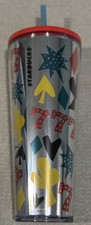 Starbucks Las Vegas 777 24oz Cold Cup Tumbler with Straw & Red Lid NEW picture