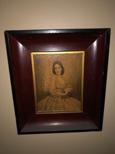 Large beautifully framed vintage wall decor picture