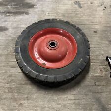 Vintage Solid Rubber Tire Rim Wheel 7.5” Red picture