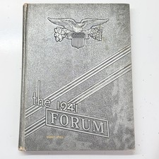 1941 The Forum High School Yearbook Signed Autographs Yellow Jackets Ohio Gray picture