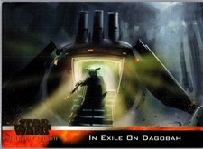 2005 Topps Star Wars Revenge of the Sith #86 In Exile On Dagobah picture