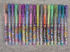 18 Vtg Lisa Frank Dream Writers Gel Ink Pen Lot Set Neon Sparkle picture