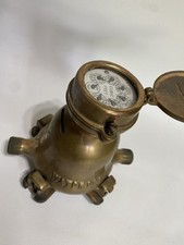 Vtg Brass Watch Dog Gas Meter Worthington Meter Newark N.J Steampunk Bank picture