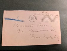 1933 1st Lady EDITH ROOSEVELT Signed Autographed FreeFrank Envelope Postage Due picture