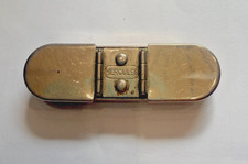 VINTAGE HERCULES METAL SPRING LOADED BOX CANNISTER TIN STAMP & INK PAD picture