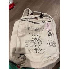 Disney Vintage style Mickey Mouse and friends screen art backpack with Patch picture