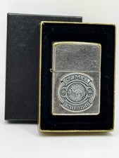 Camel 85th Anniversary Emblem Vintage 1998 Silver Plated Zippo Lighter picture