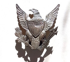 Rare 19th C. U.S. EAGLE Emblem for SHAKO HELMET picture