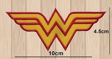 Wonder Woman Logo Embroidered Patch Iron On Sew On Superhero Badge Applique Gift picture