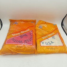 Vintage NOS American Textiles Shop Towels 100% Cotton Made in USA 16 Total picture