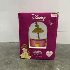 Disney’s Belle Ballerina Snow Globe By ENESCO W/ Music “Beautiful Dreamer” EUC picture