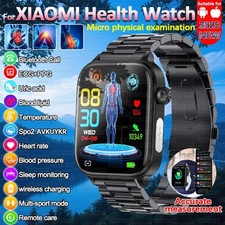 2025 New For XIAOMI ECG+PPG Blood Fat Uric Acid Health Smartwatch Men Women Hear picture
