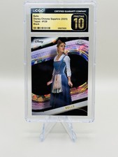 2025 Topps Chrome Disney Sapphire #129 BELLE /10 Black Pristine 10/POP 1 picture