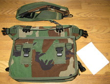 Rare Unissued USGI 308 / 7.62 Ammo Case w/ Padded Sling - Woodland Camo F206220 picture