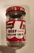Wyler's 1951 2oz Beef Bouillon Cubes Jar picture