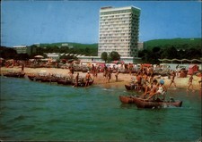 Zlatni Pyasatsi Hotel International Bulgaria vintage postcard k222 picture