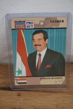 1991 Pro set Desert Storm SADDAM HUSSEIN ROOKIE CARD #69 picture