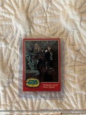 Topps 1977 Star Wars Series 2 Chewie and Han Solo Collectible Card #111 picture