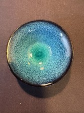 Chinese Jianzhan Tenmoku Blue Glazed Clay Tea Saki Cup picture