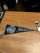 Vintage Pennant rare 1960's Niagra Falls Prospect Point 17 inch picture