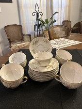 Harviland Cup And Saucer Set Of Eight. Rosalinde designed. picture