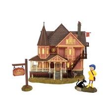 Dept 56 CORALINE THE PINK PALACE APARTMENTS S/3 Fright Ave 6015607 NEW 2025 picture