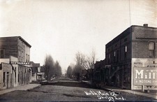 1912 Shirley Indiana North Main St RPPC Restaurant Hotel Store Street View picture