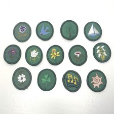 Lot of 13 Girl Scouts Patches / Scout Merit Badges - Unused picture