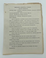Vintage Embry Riddle Aeronautical University Faculty Position Aviation Document picture