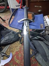 15TH CENTURY LONG FULL TANG TEMPERED BATTLE READY HANDMADE SHARP EDGE SWORD  picture