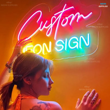 Personalized Neon Sign Custom Name Logo Signs Acrylic Wall Decor LED Night Light picture