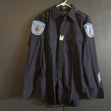Vintage 70s Richmond Virginia Police Uniform 16-35 Shirt New NOS Patch’s USA VTG picture