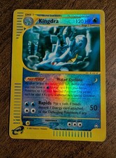Kingdra 19/147 Reverse Holo Rare Card WOTC Aquapolis 2002 Pokemon TCG picture